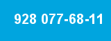 928 077-68-11